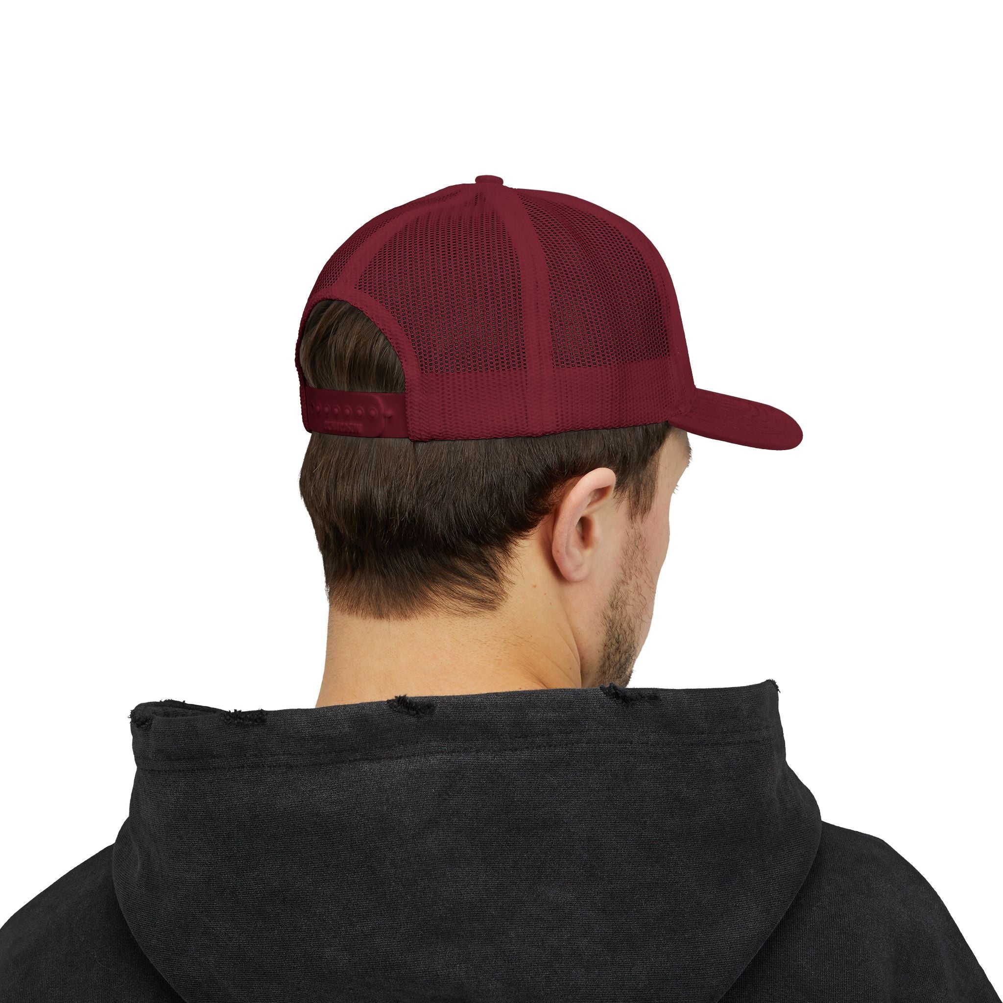 D2 Silver Co. Logo Snapback Trucker Cap — Branded Mesh Baseball Hat