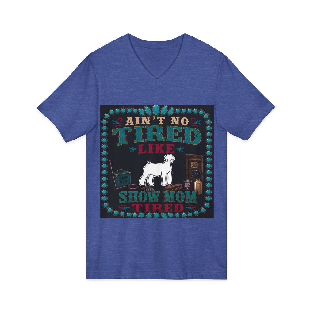 Unisex Jersey Short Sleeve V-Neck Tee
