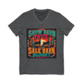Unisex Jersey Short Sleeve V-Neck Tee