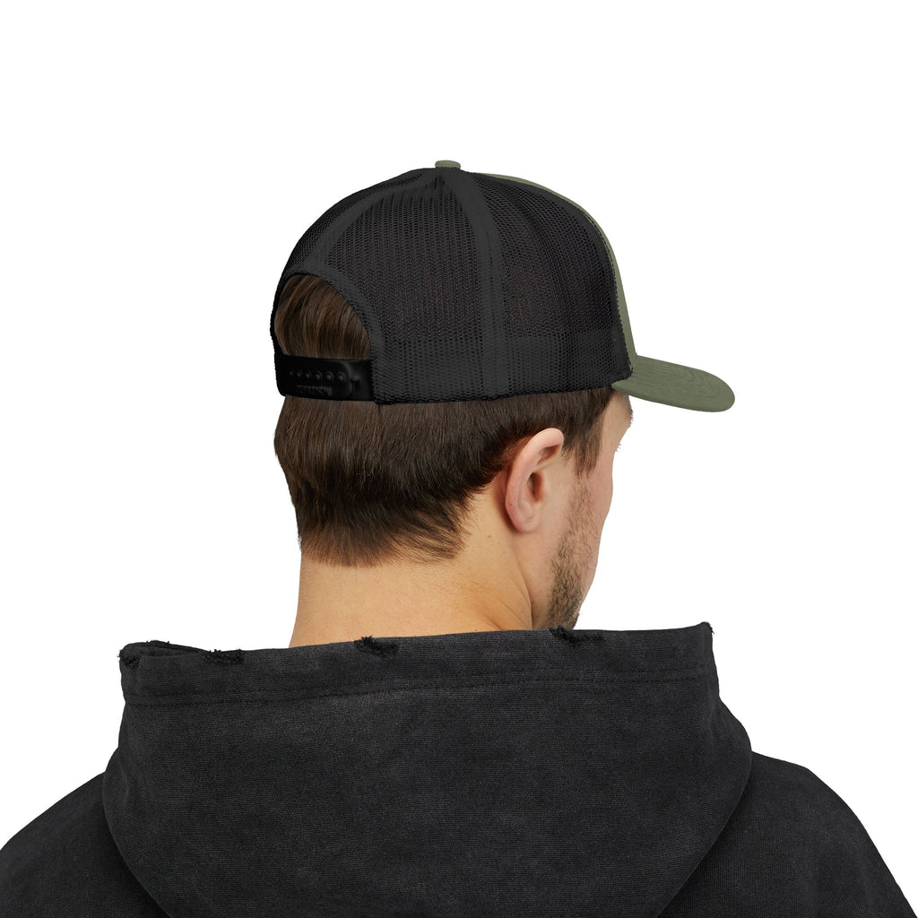 D2 Silver Co. Logo Snapback Trucker Cap — Branded Mesh Baseball Hat
