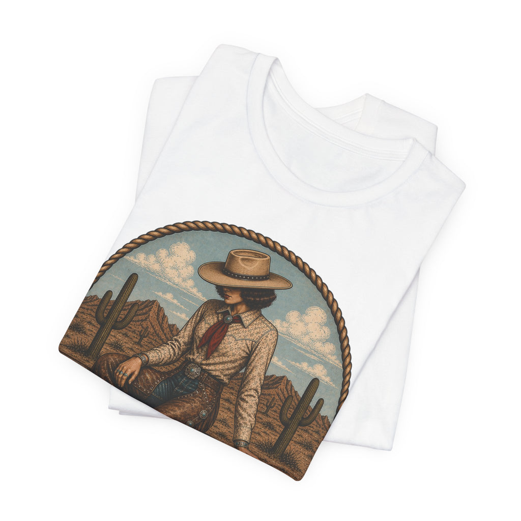Cowboy Graphic Tee - 'I Have Standards, They're Low But I Have Some' Vintage Western T-Shirt