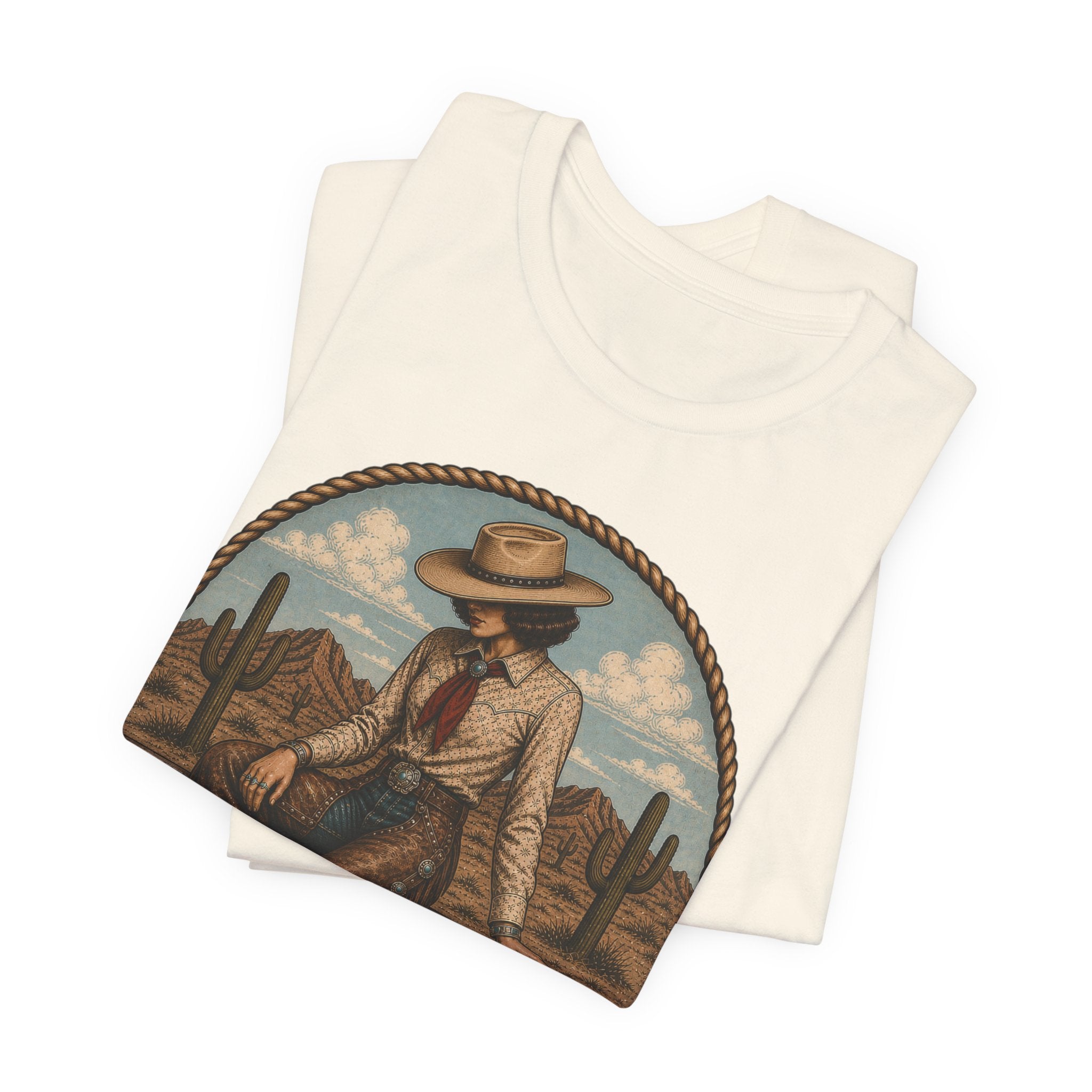 Cowboy Graphic Tee - 'I Have Standards, They're Low But I Have Some' Vintage Western T-Shirt