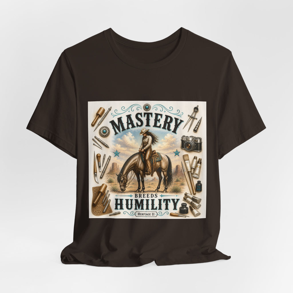 Mastery Breeds Humility Western Horse T-Shirt