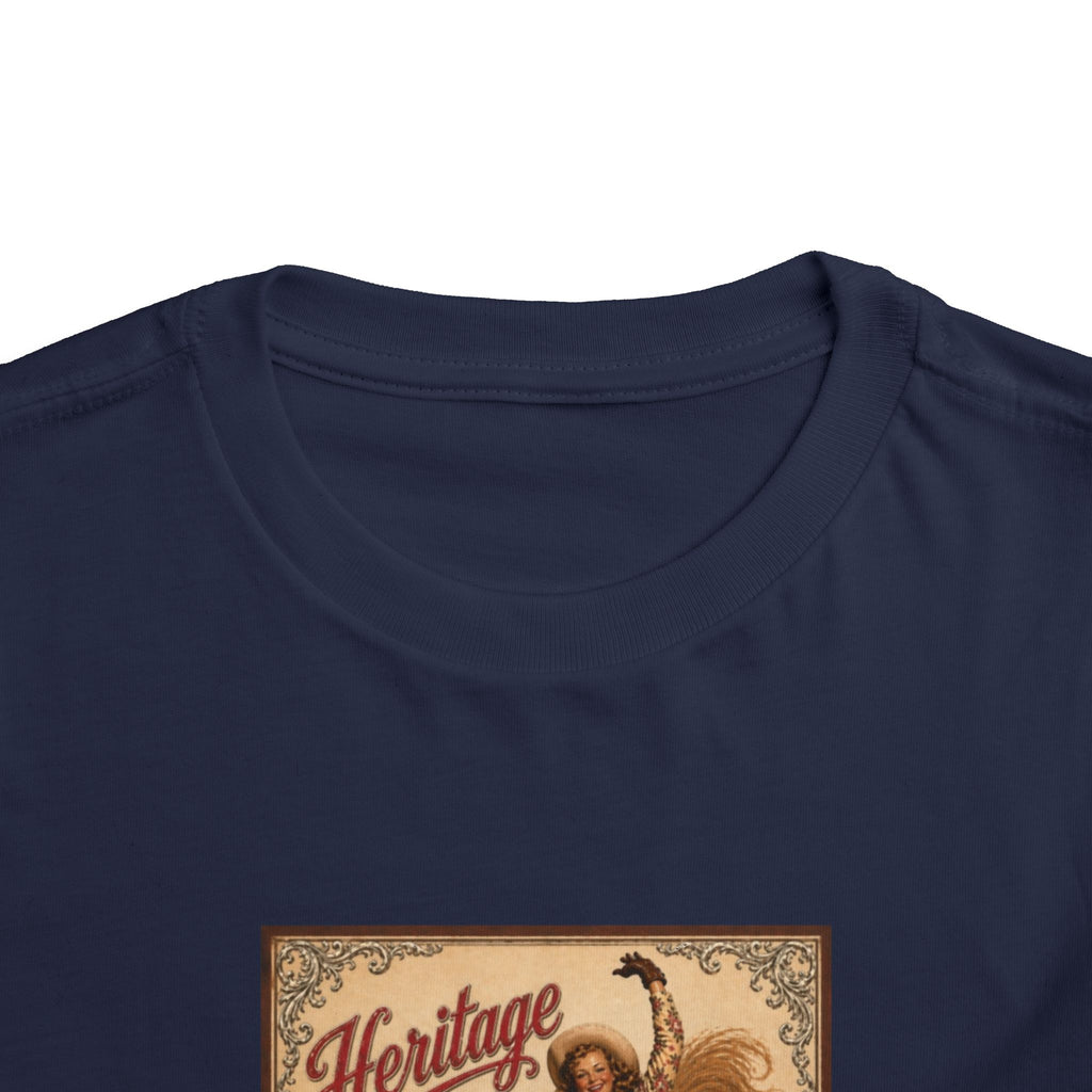 Toddler Tee — Vintage Rodeo 'Heritage 11' Bucking Horse Graphic