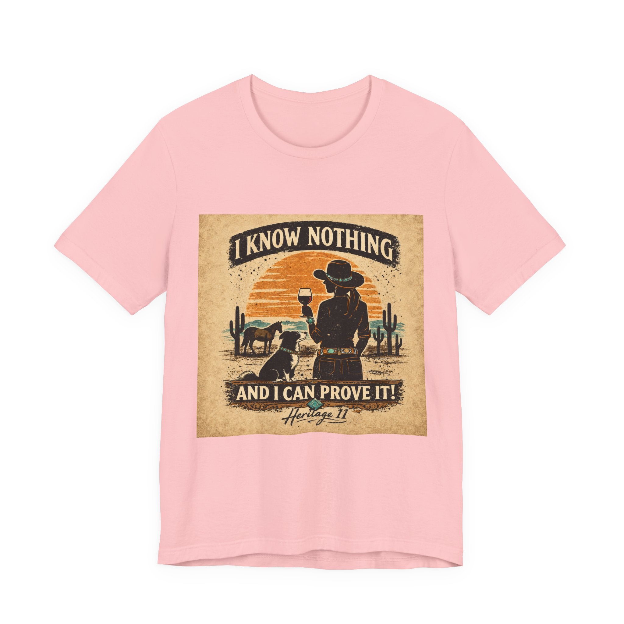 I Know Nothing Cowboy Tee — Vintage Western Graphic T-Shirt