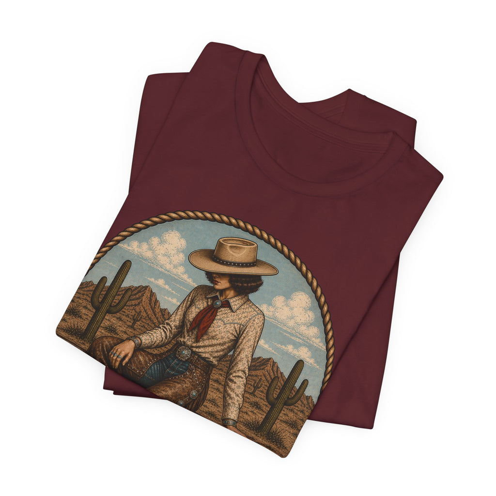 Cowboy Graphic Tee - 'I Have Standards, They're Low But I Have Some' Vintage Western T-Shirt