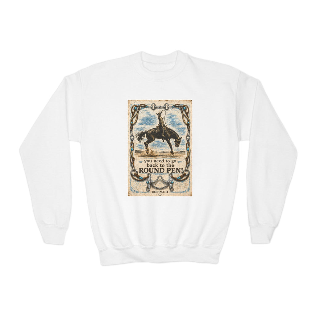 Vintage Rodeo “Round Pen” Youth Crewneck Sweatshirt