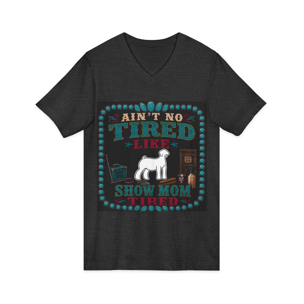 Unisex Jersey Short Sleeve V-Neck Tee
