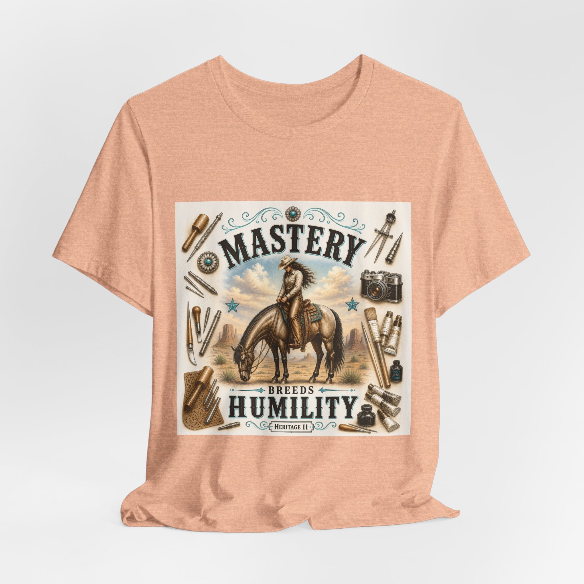 Mastery Breeds Humility Western Horse T-Shirt