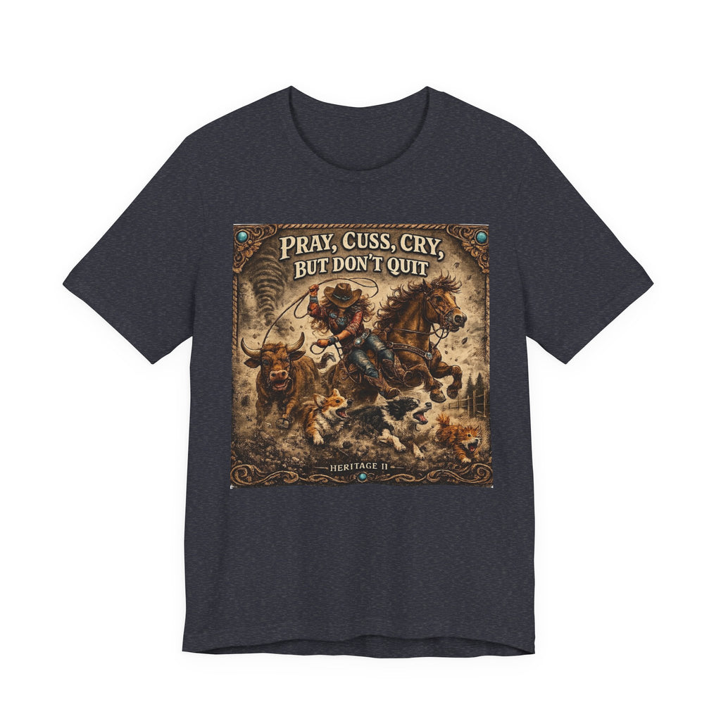 Pray Cuss Cry Graphic Tee