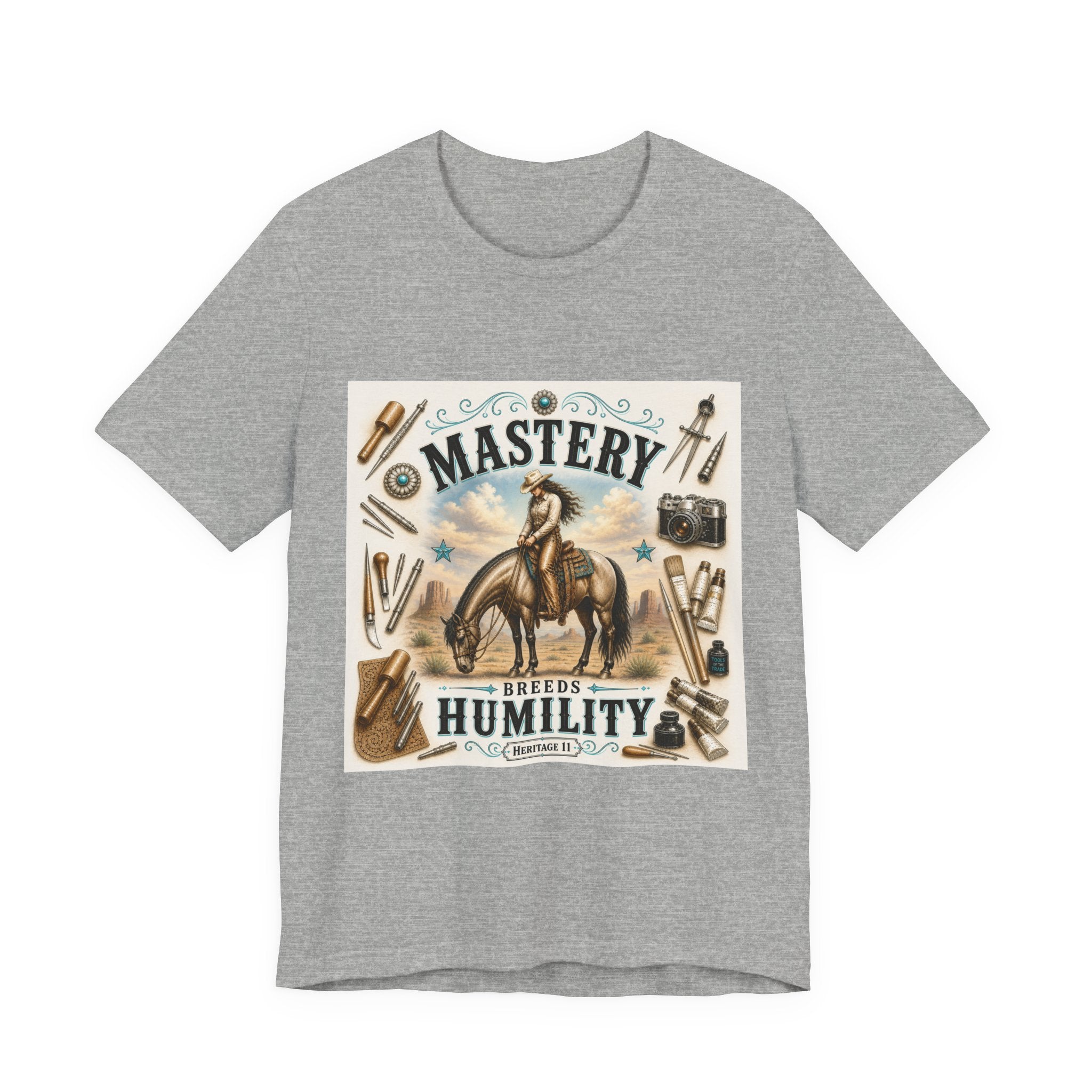 Mastery Breeds Humility Western Horse T-Shirt