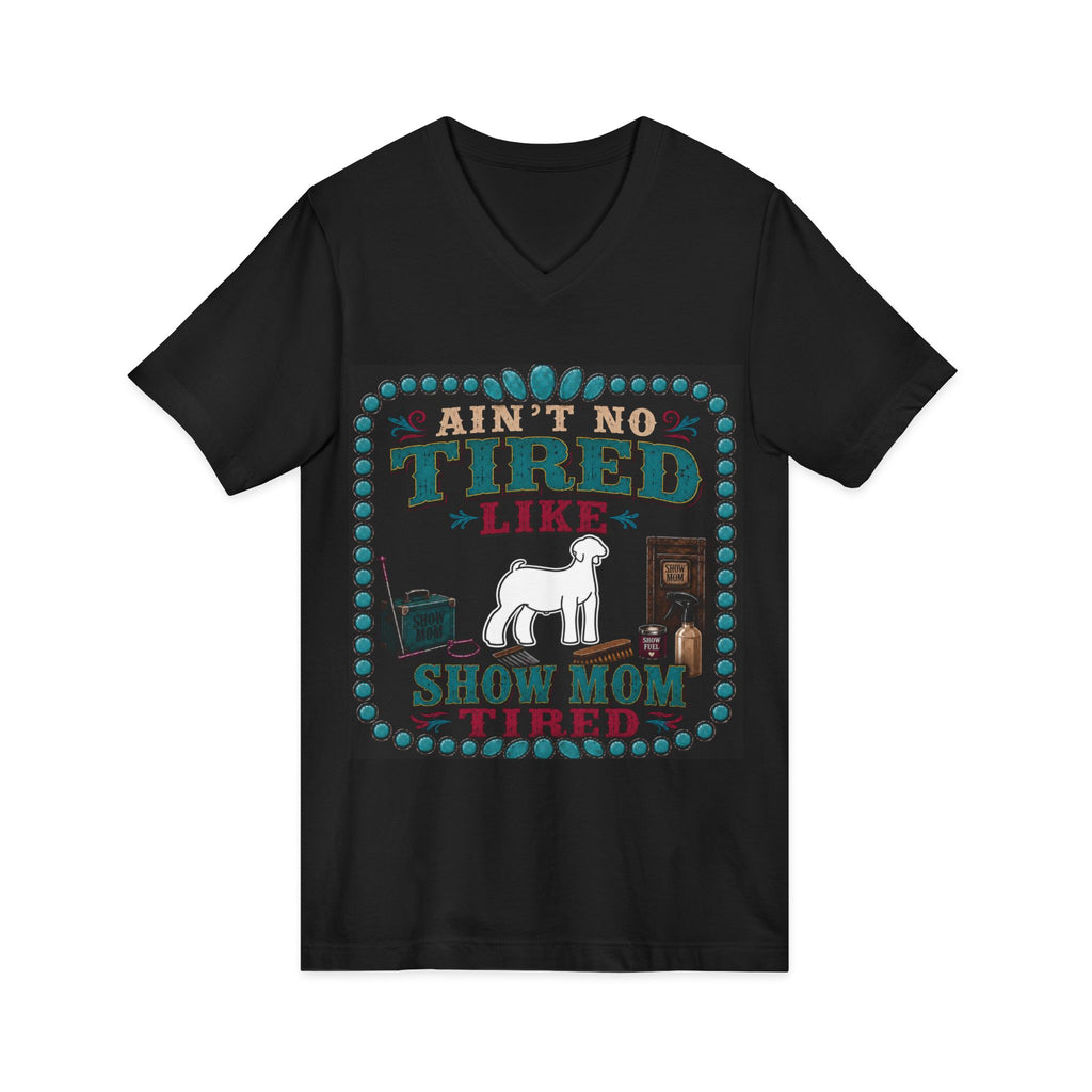 Unisex Jersey Short Sleeve V-Neck Tee