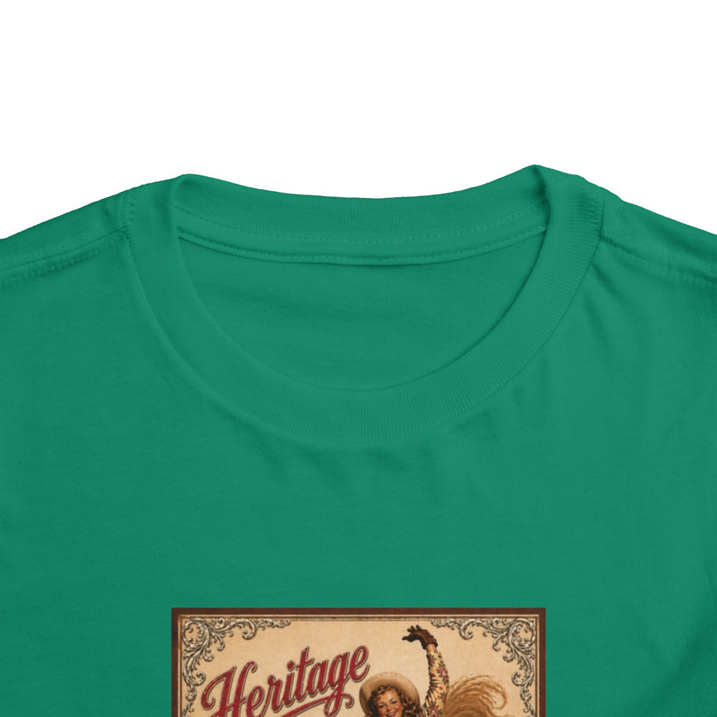 Toddler Tee — Vintage Rodeo 'Heritage 11' Bucking Horse Graphic
