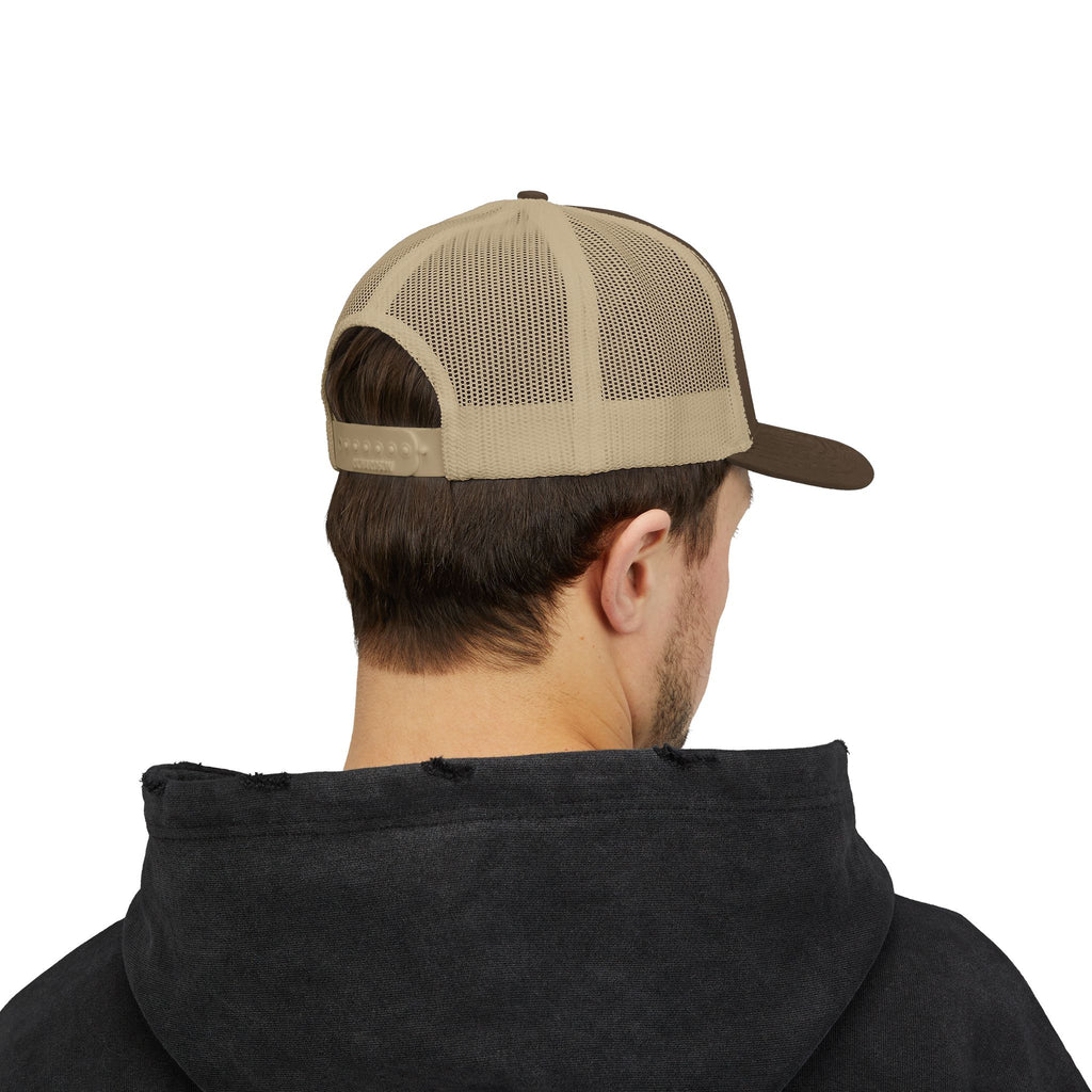 D2 Silver Co. Logo Snapback Trucker Cap — Branded Mesh Baseball Hat