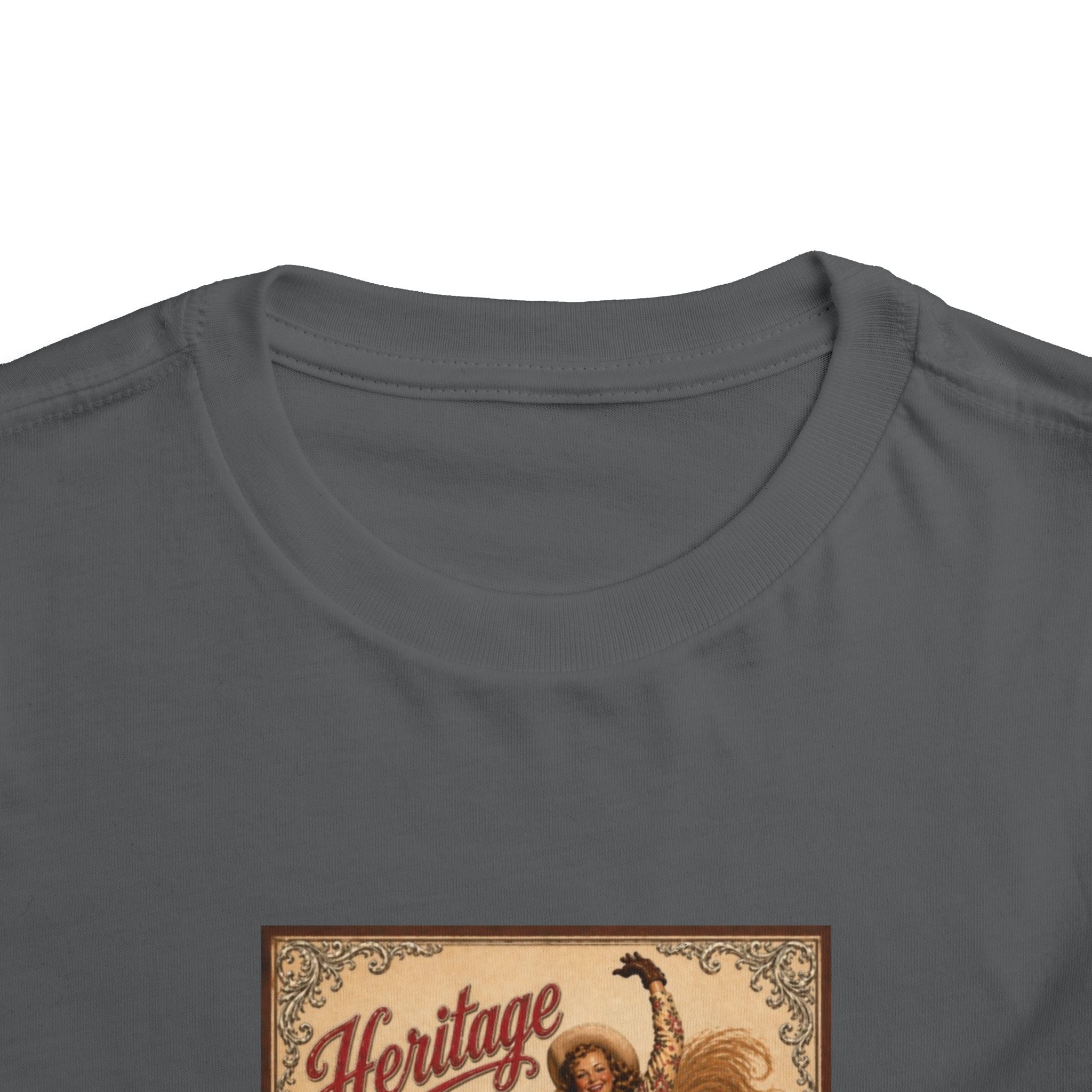 Toddler Tee — Vintage Rodeo 'Heritage 11' Bucking Horse Graphic