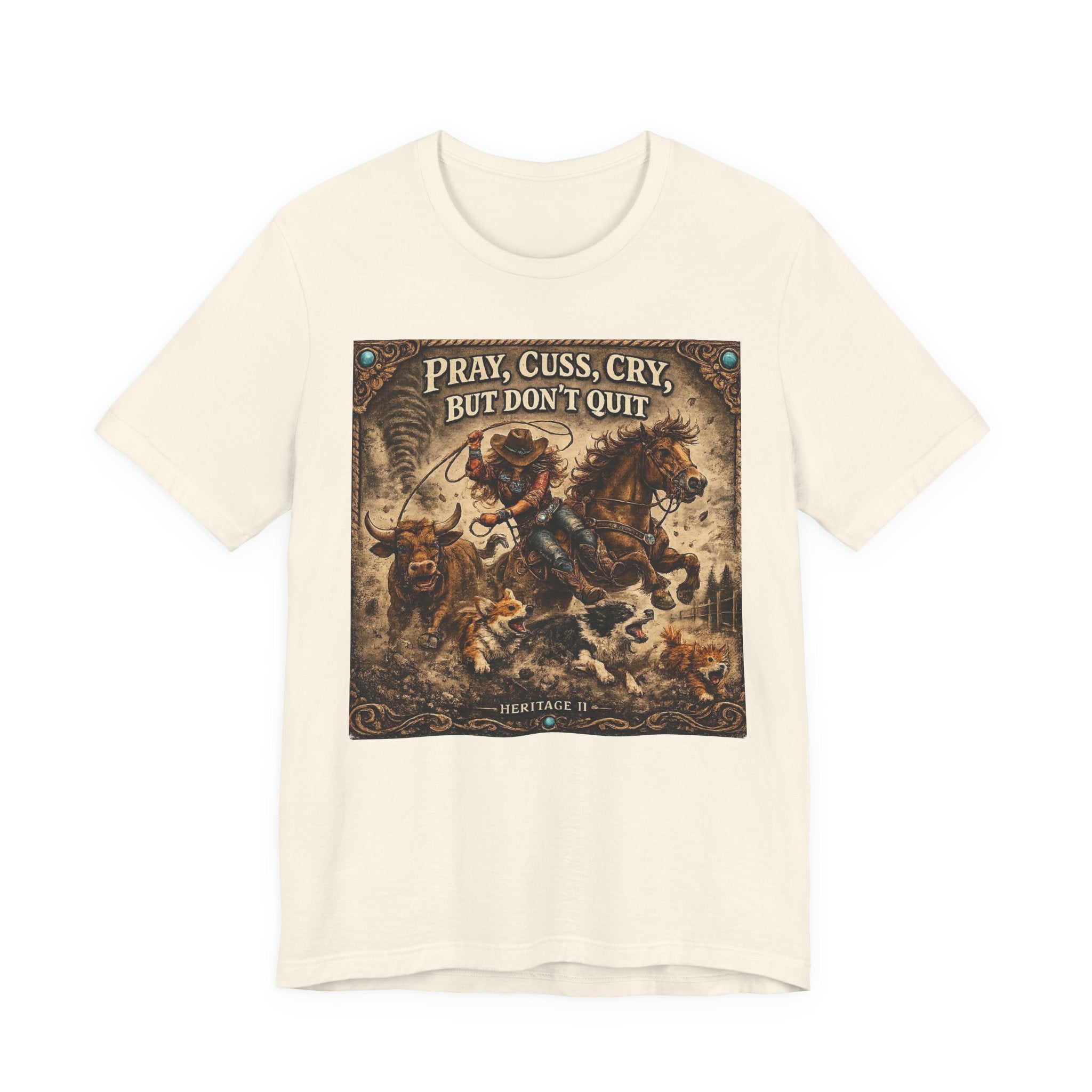Pray Cuss Cry Graphic Tee