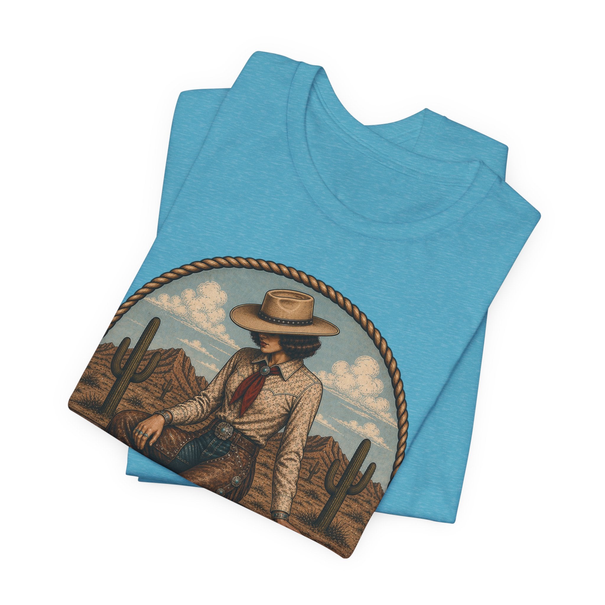 Cowboy Graphic Tee - 'I Have Standards, They're Low But I Have Some' Vintage Western T-Shirt