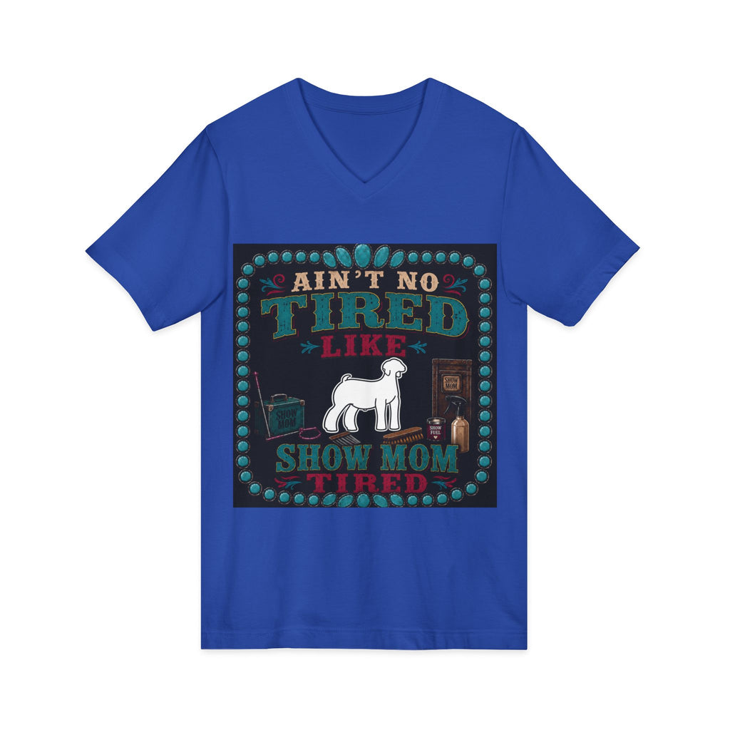 Unisex Jersey Short Sleeve V-Neck Tee