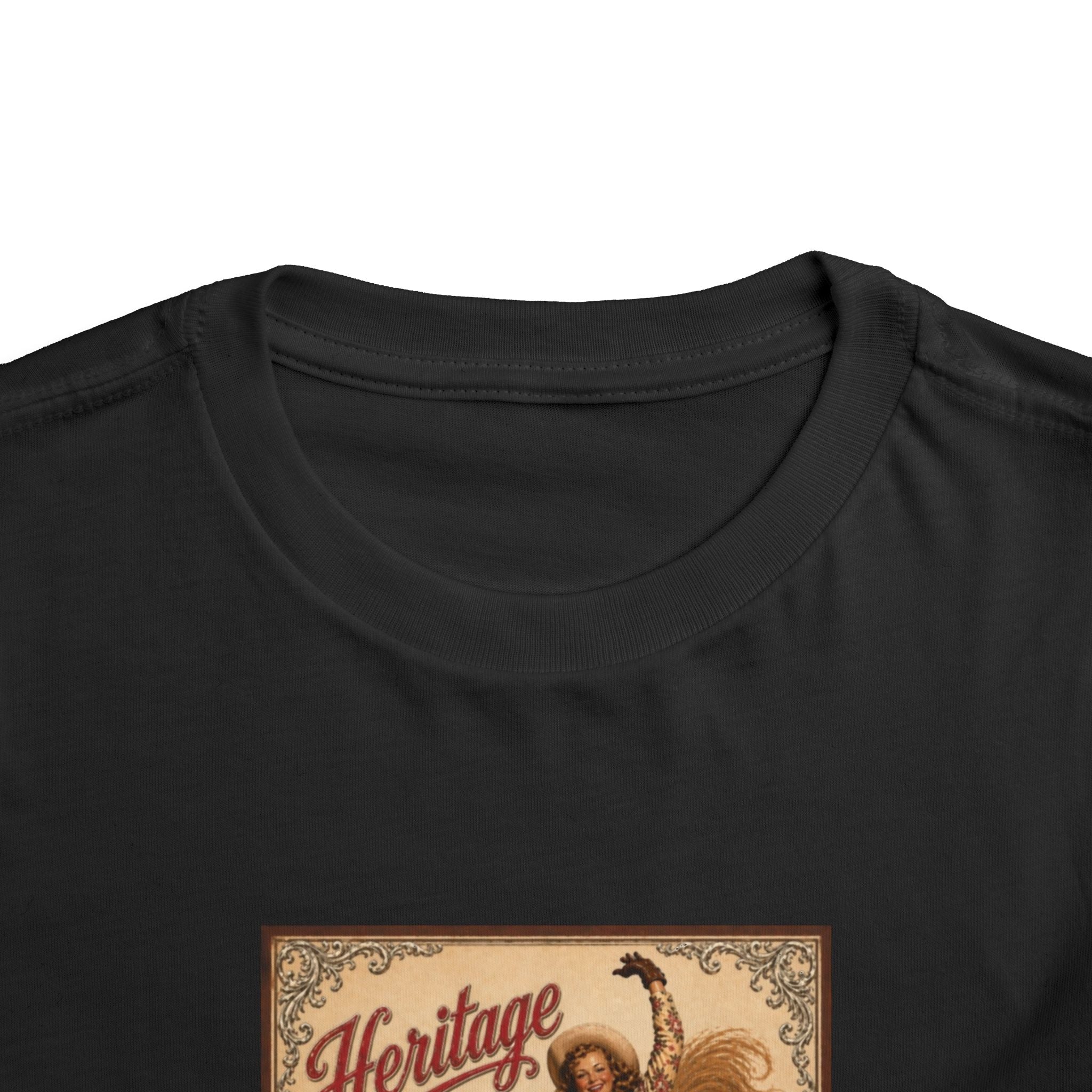 Toddler Tee — Vintage Rodeo 'Heritage 11' Bucking Horse Graphic
