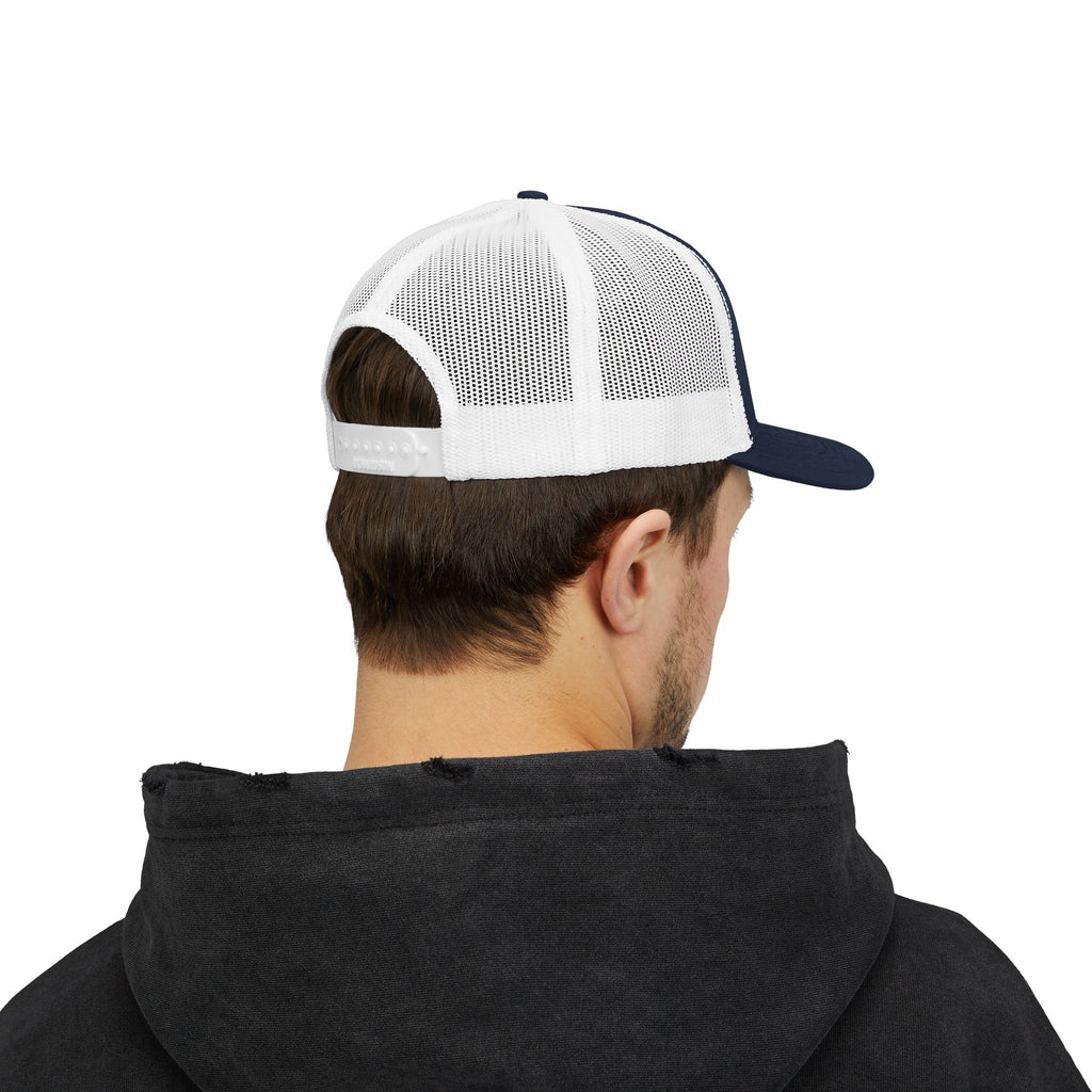 D2 Silver Co. Logo Snapback Trucker Cap — Branded Mesh Baseball Hat