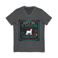 Unisex Jersey Short Sleeve V-Neck Tee