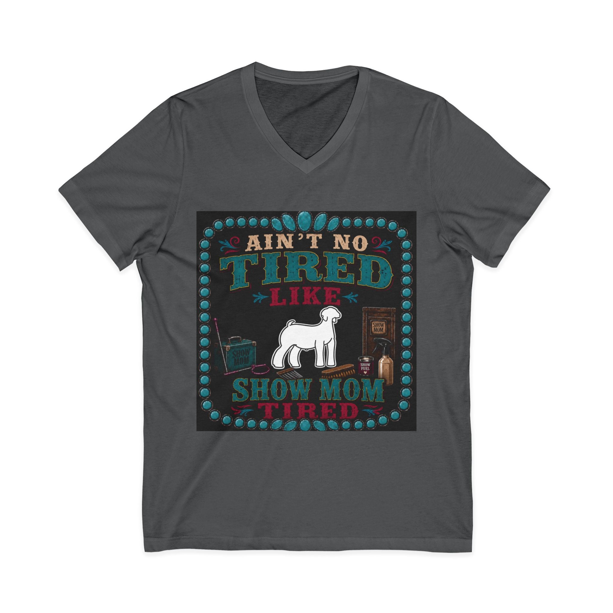 Unisex Jersey Short Sleeve V-Neck Tee