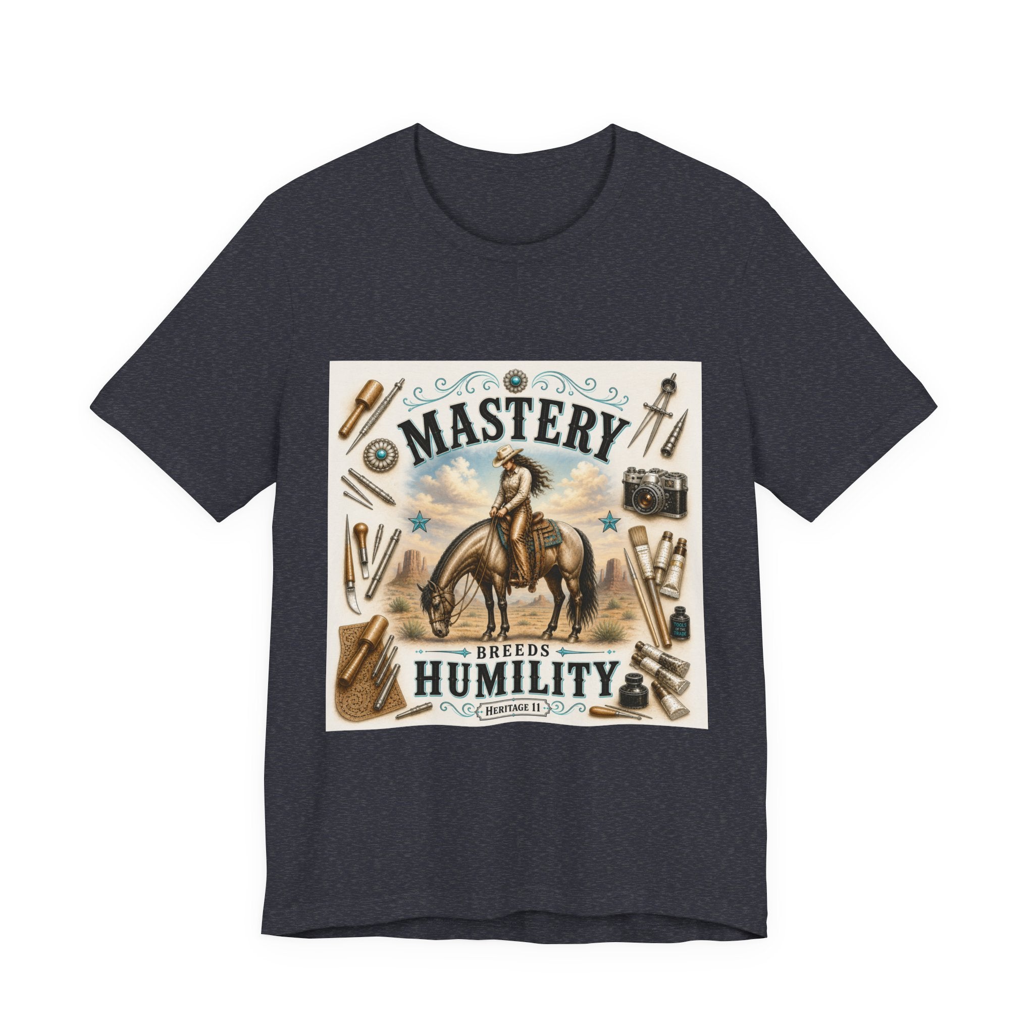 Mastery Breeds Humility Western Horse T-Shirt