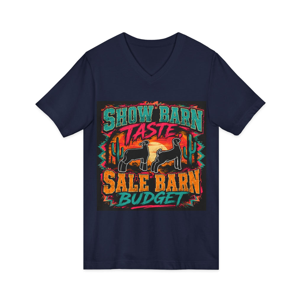 Unisex Jersey Short Sleeve V-Neck Tee