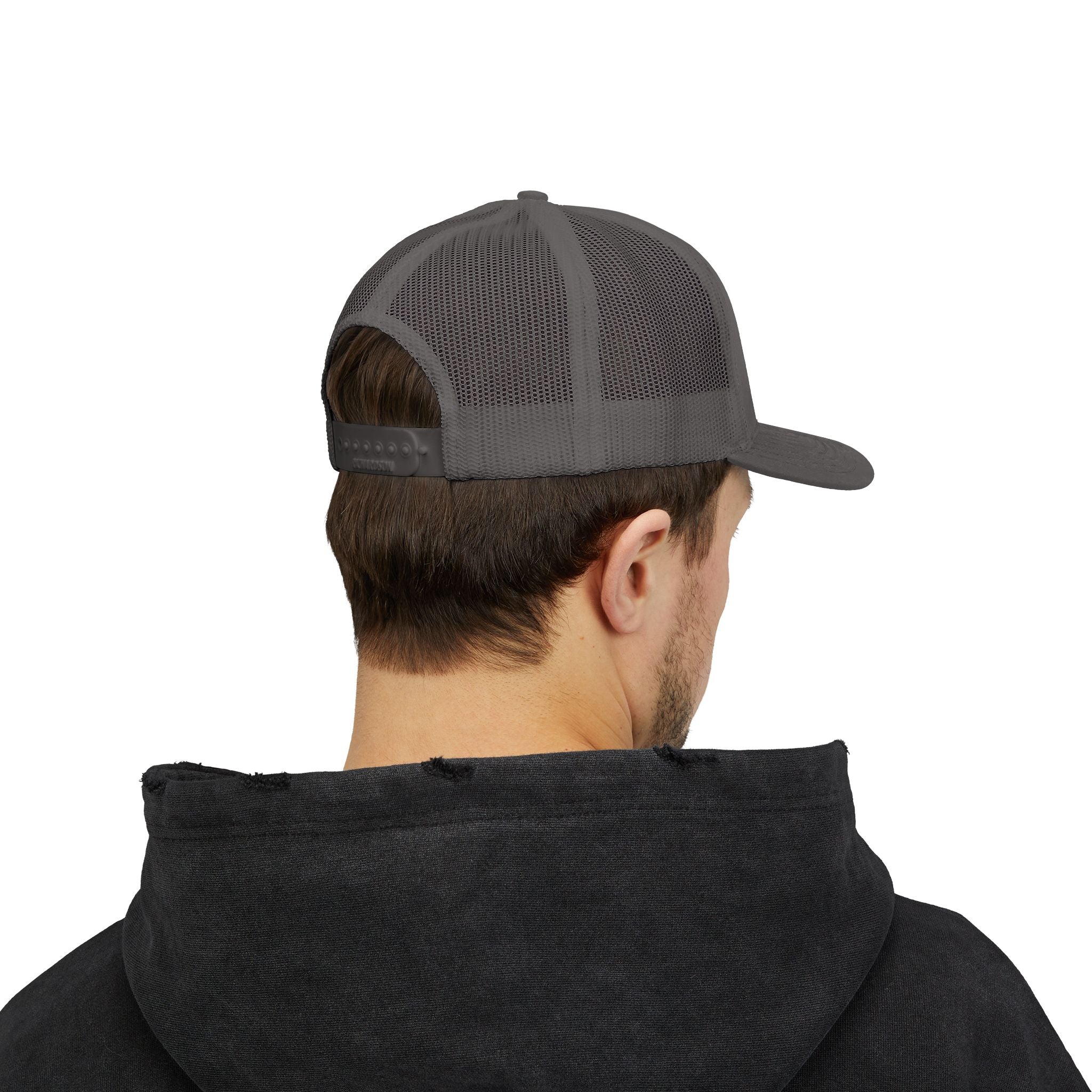 D2 Silver Co. Logo Snapback Trucker Cap — Branded Mesh Baseball Hat