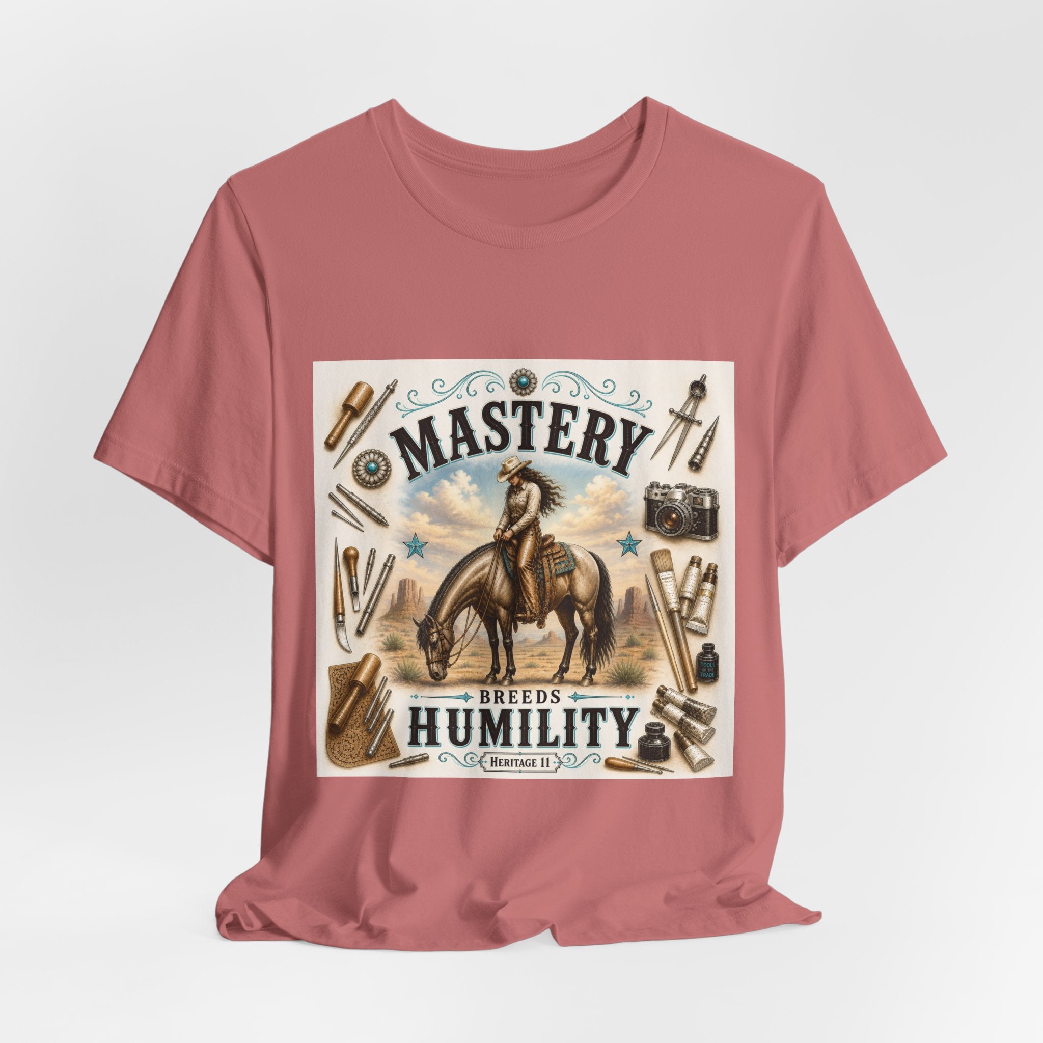 Mastery Breeds Humility Western Horse T-Shirt