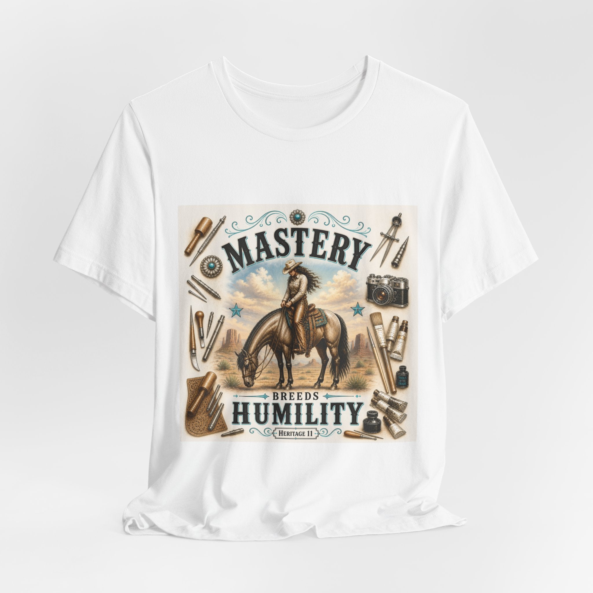 Mastery Breeds Humility Western Horse T-Shirt