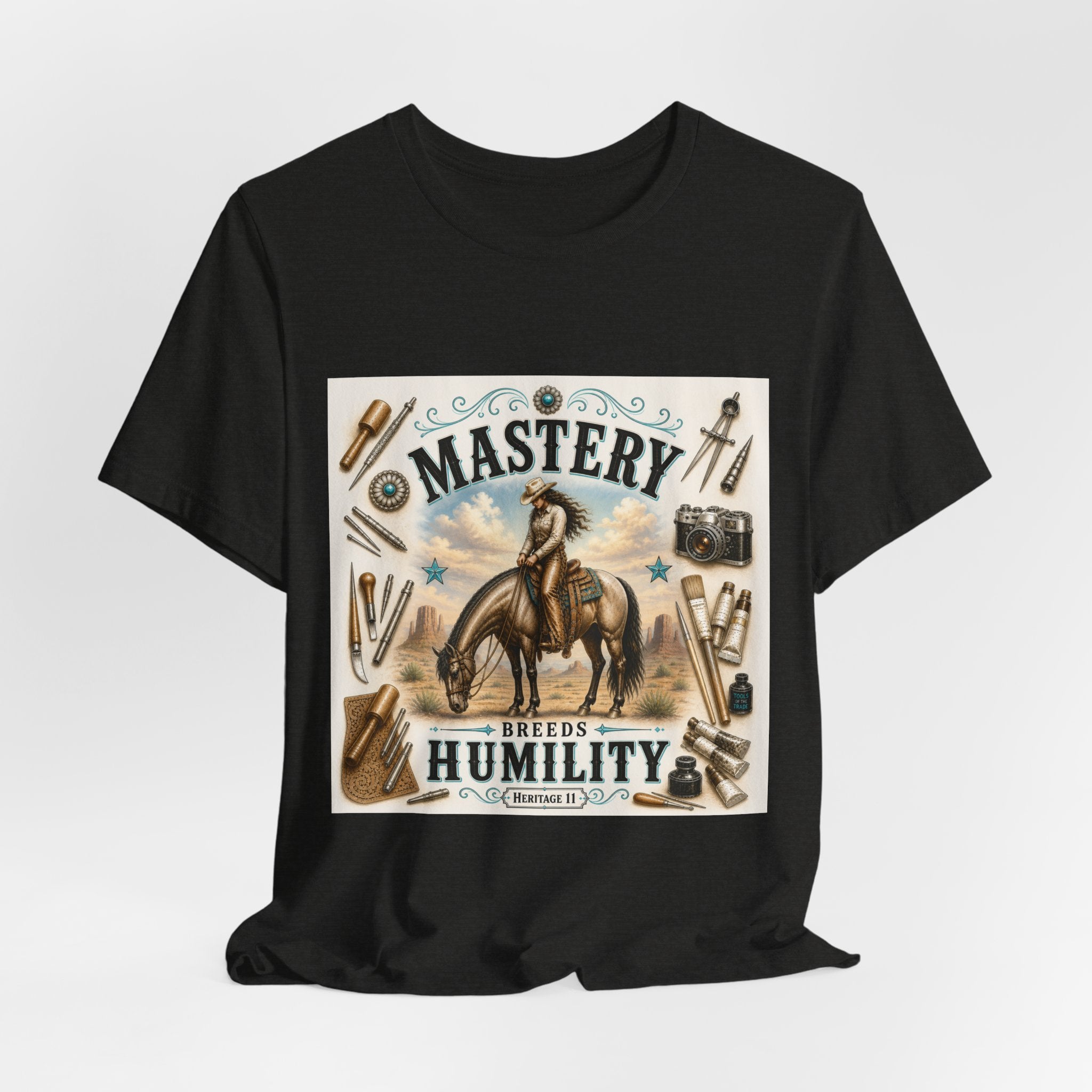 Mastery Breeds Humility Western Horse T-Shirt