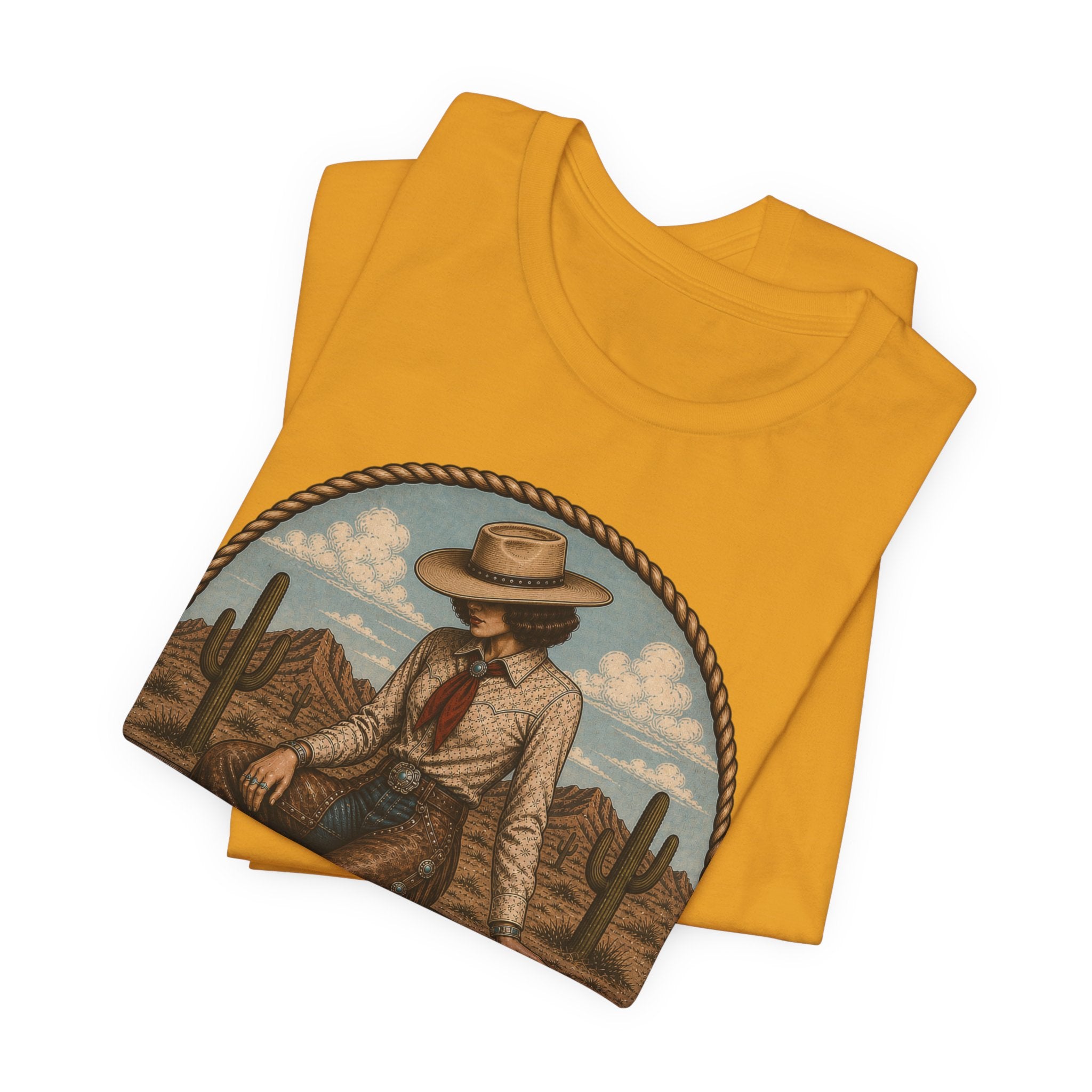 Cowboy Graphic Tee - 'I Have Standards, They're Low But I Have Some' Vintage Western T-Shirt