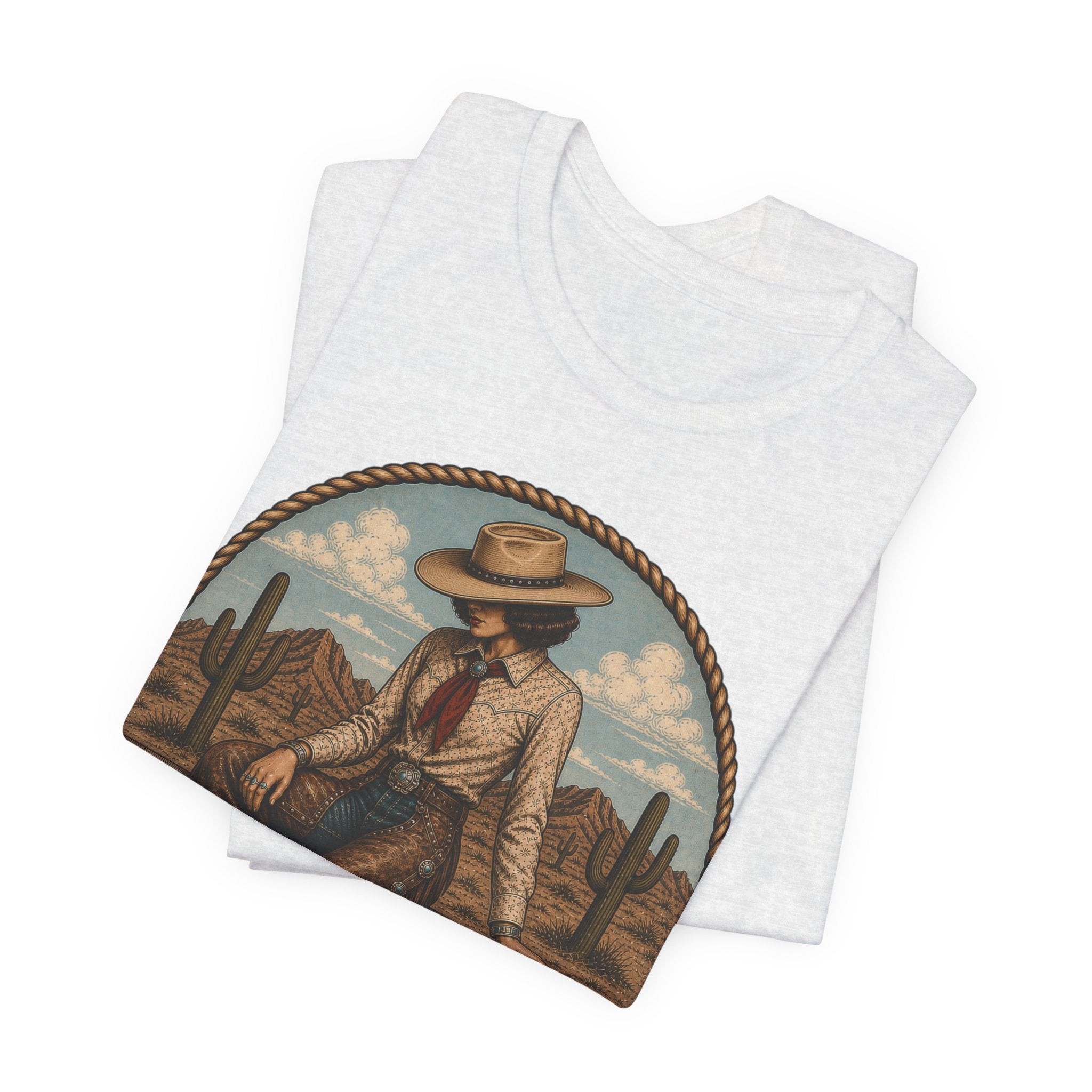 Cowboy Graphic Tee - 'I Have Standards, They're Low But I Have Some' Vintage Western T-Shirt