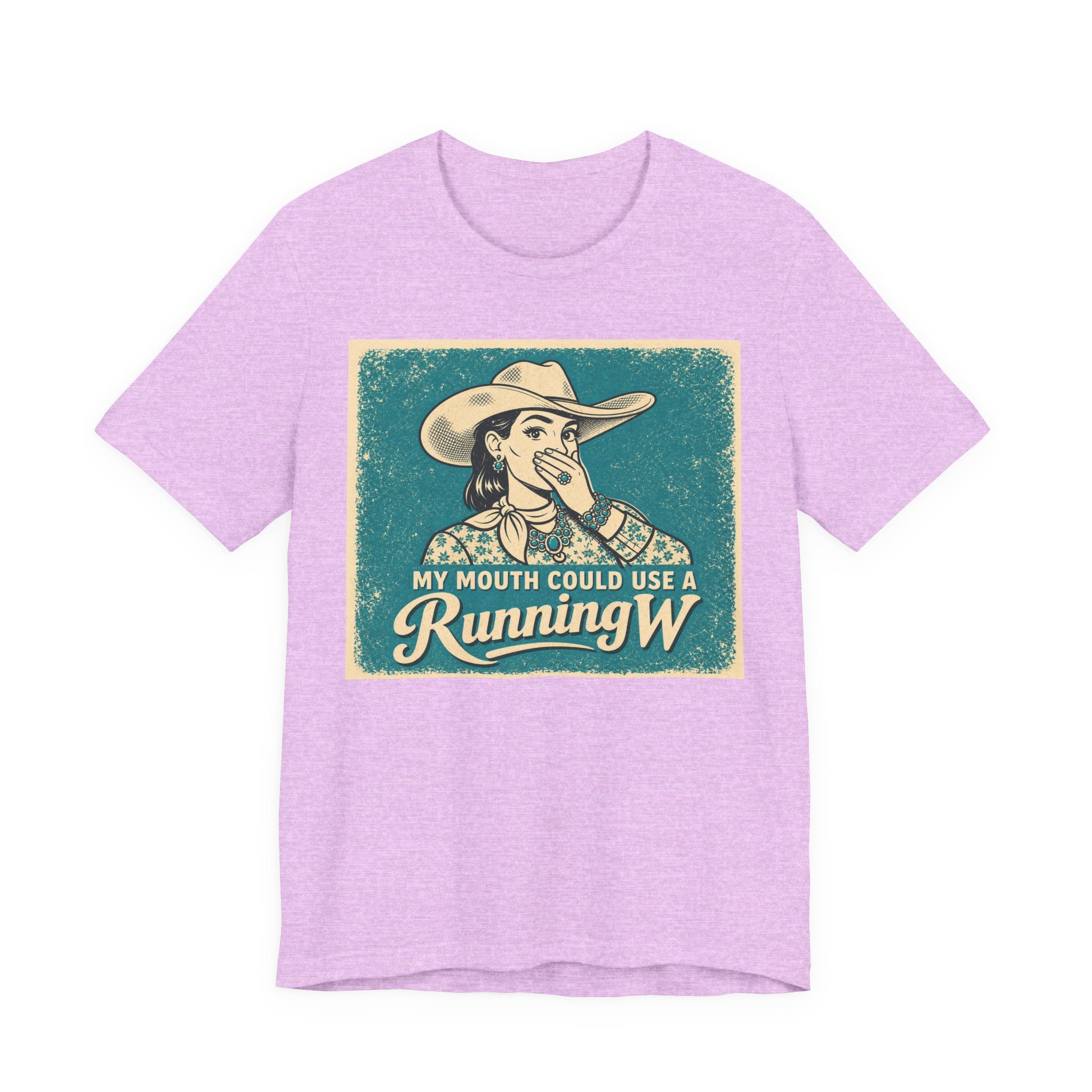 Running W Vintage Cowboy T-Shirt — "My Mouth Could Use a Running W" Funny Western Tee