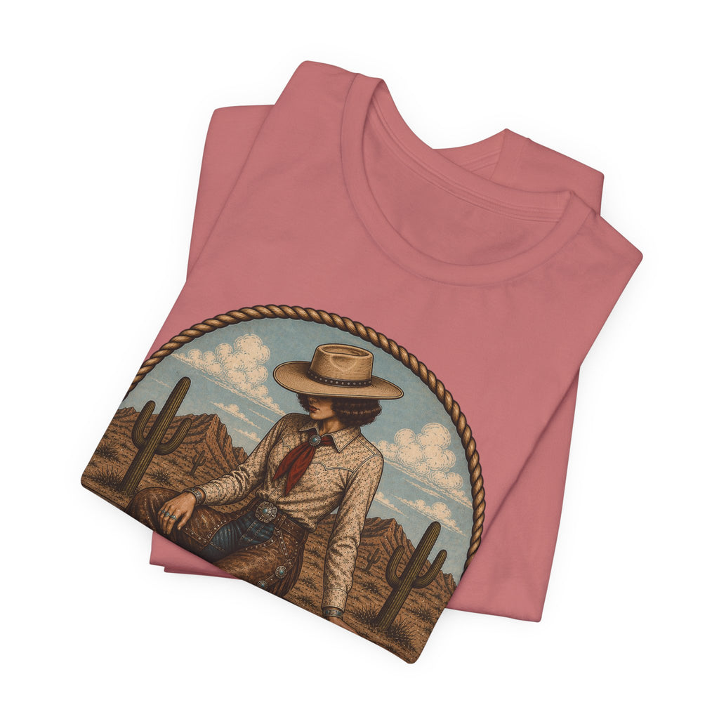 Cowboy Graphic Tee - 'I Have Standards, They're Low But I Have Some' Vintage Western T-Shirt