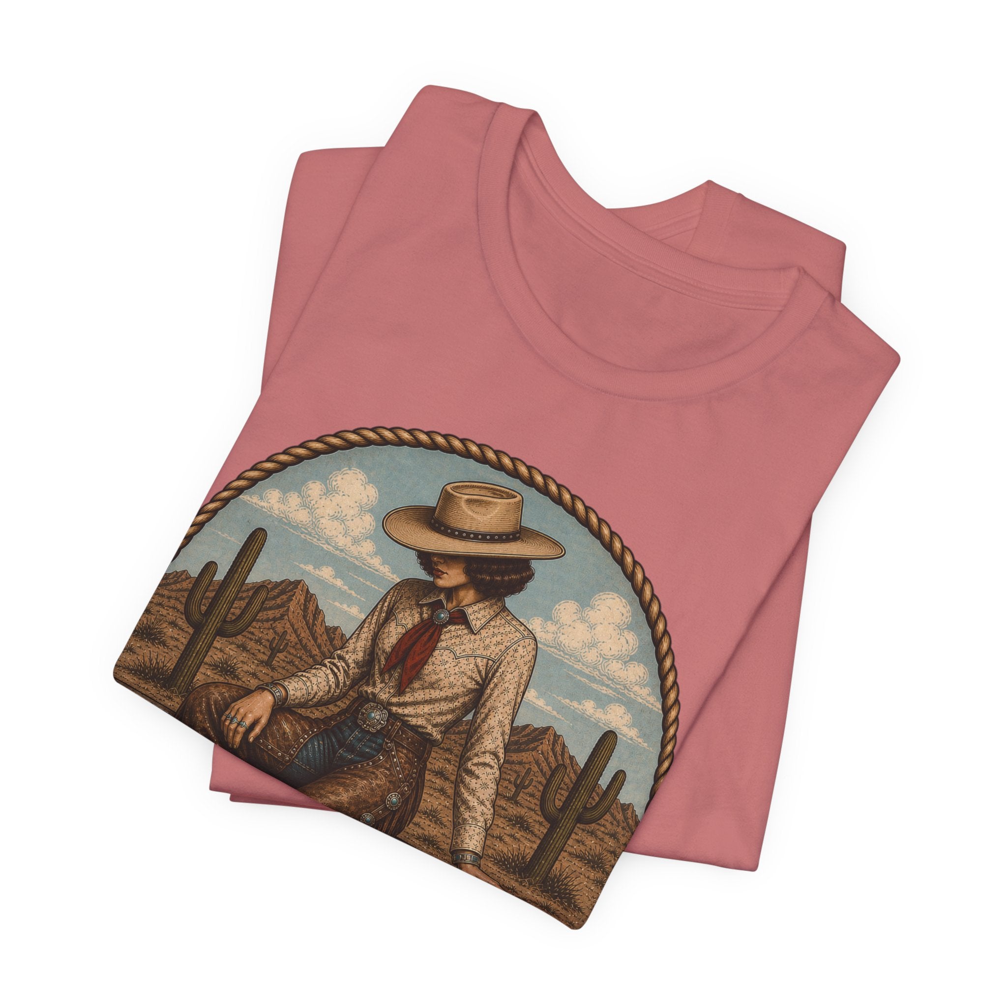 Cowboy Graphic Tee - 'I Have Standards, They're Low But I Have Some' Vintage Western T-Shirt