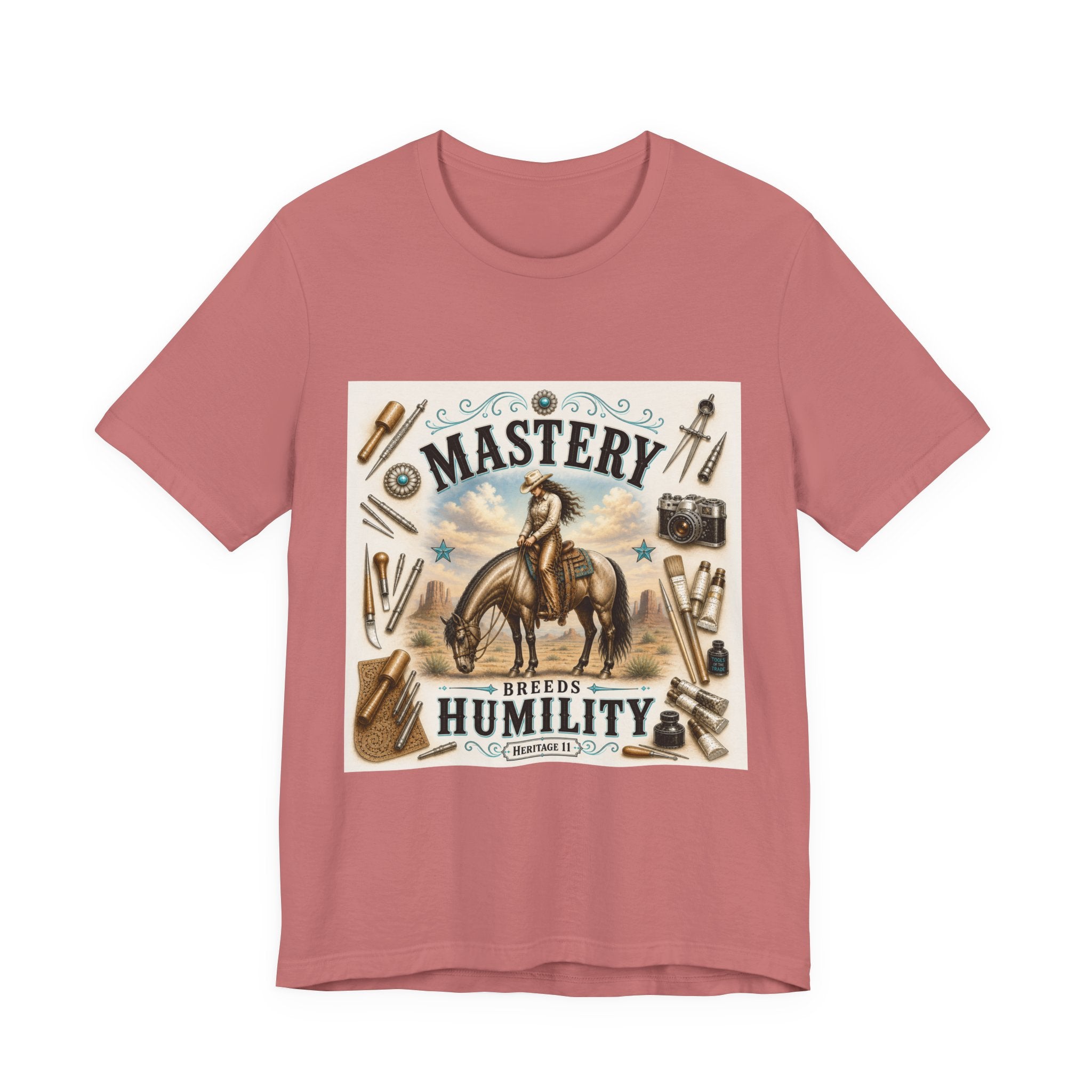 Mastery Breeds Humility Western Horse T-Shirt