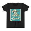 Youth Tee - Retro Cowboy 'My Mouth Could Use a Running W' Graphic