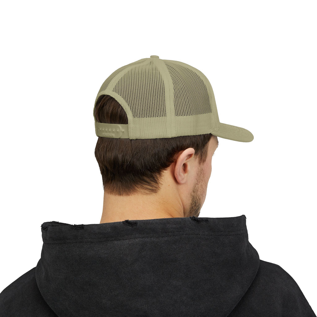D2 Silver Co. Logo Snapback Trucker Cap — Branded Mesh Baseball Hat
