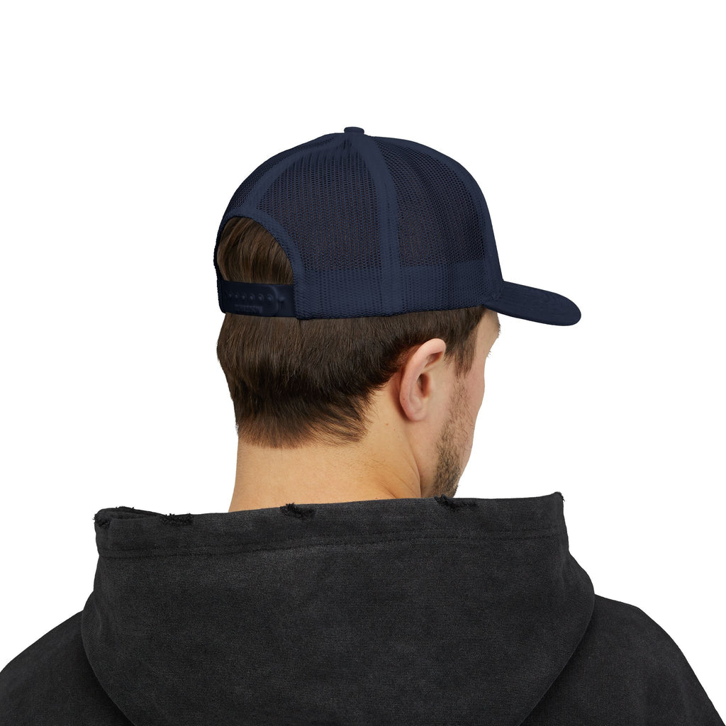 D2 Silver Co. Logo Snapback Trucker Cap — Branded Mesh Baseball Hat