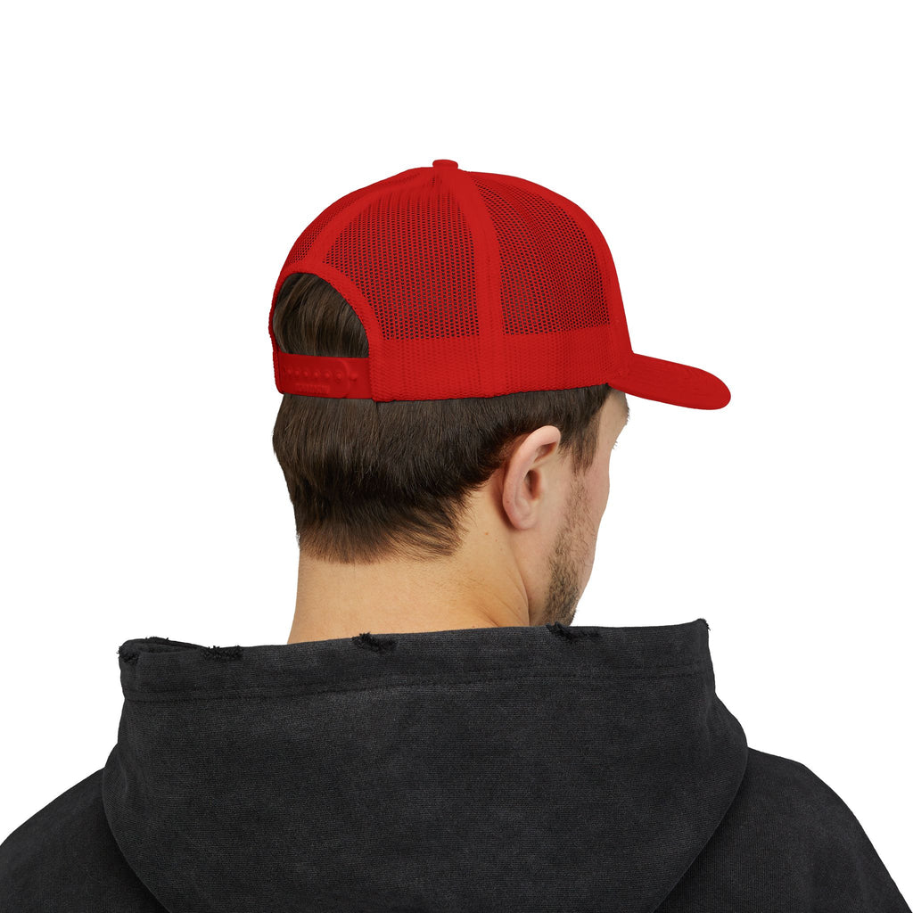 D2 Silver Co. Logo Snapback Trucker Cap — Branded Mesh Baseball Hat