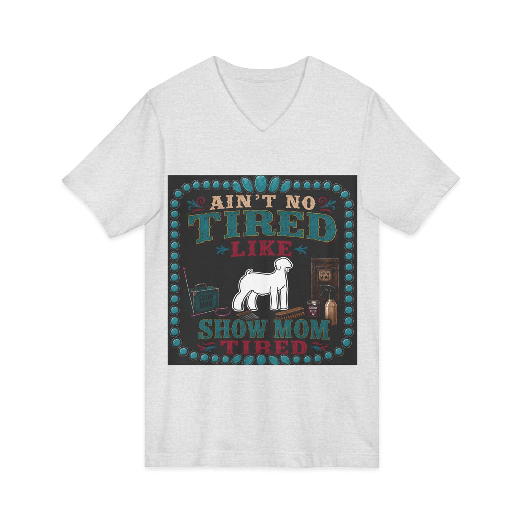 Unisex Jersey Short Sleeve V-Neck Tee