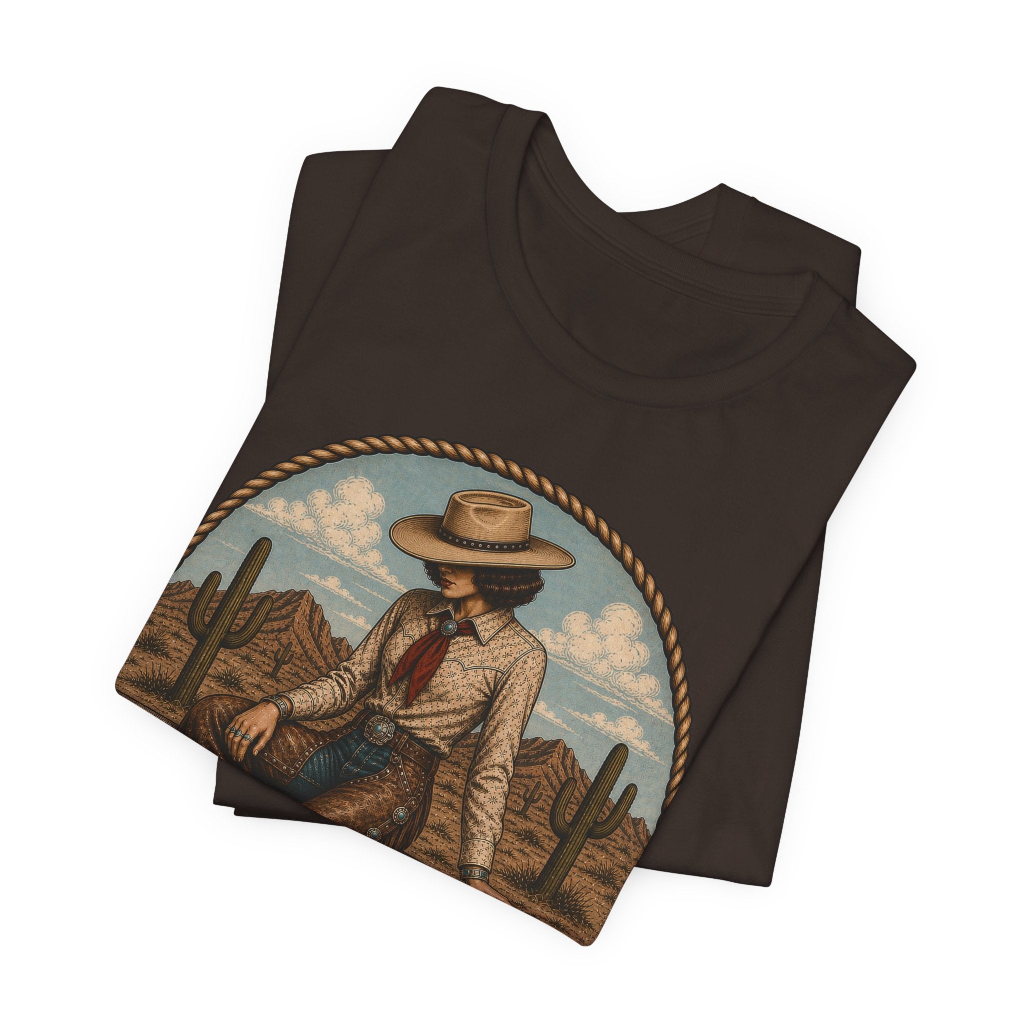 Cowboy Graphic Tee - 'I Have Standards, They're Low But I Have Some' Vintage Western T-Shirt