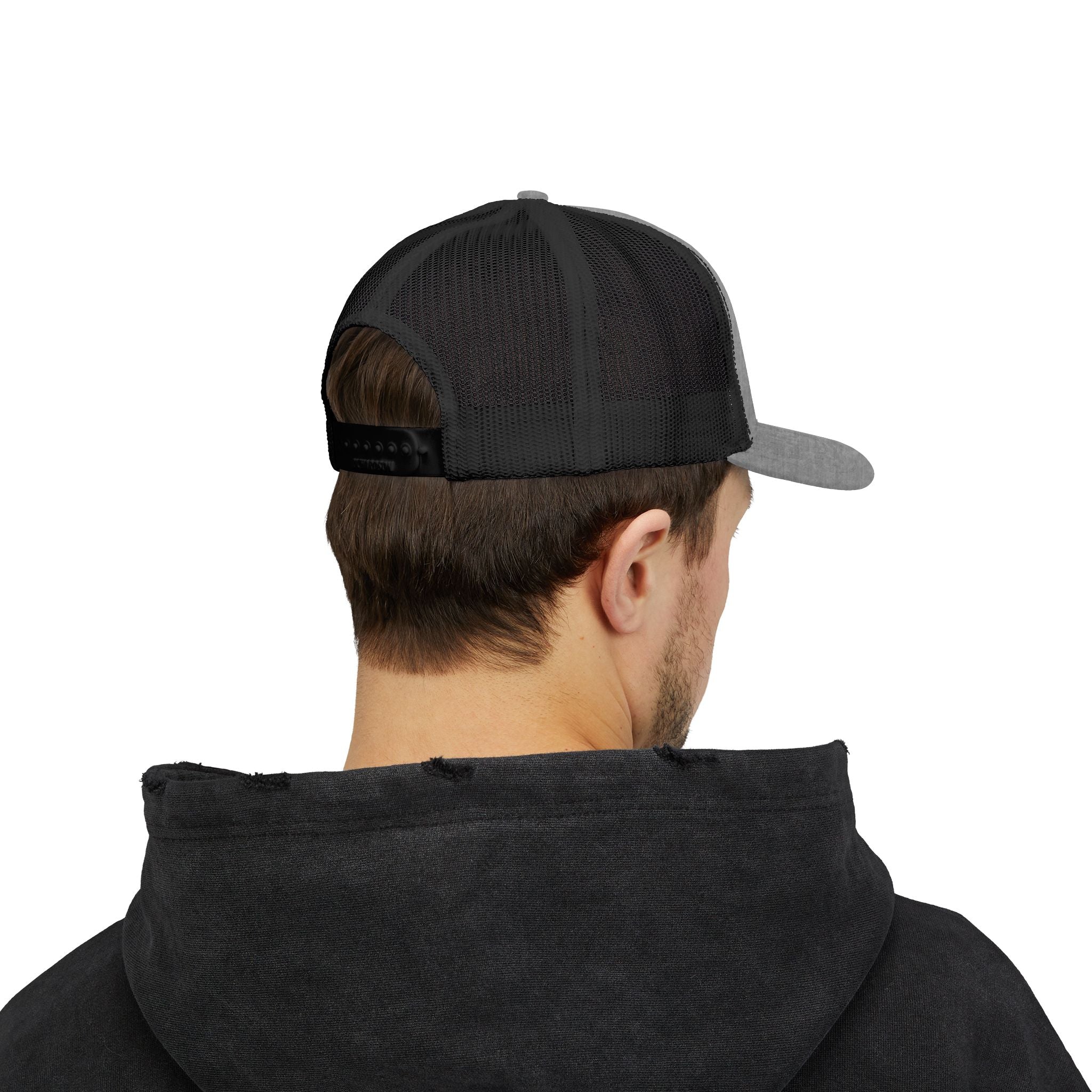 D2 Silver Co. Logo Snapback Trucker Cap — Branded Mesh Baseball Hat