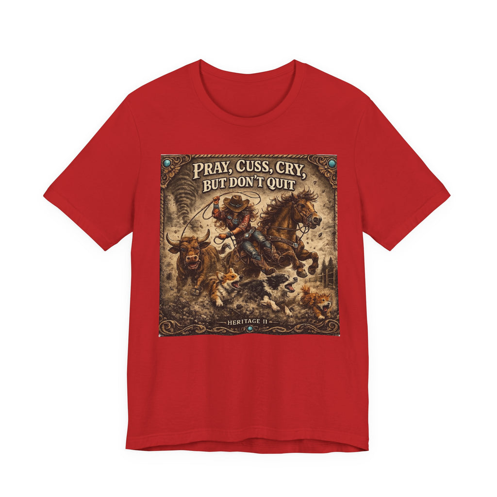 Pray Cuss Cry Graphic Tee