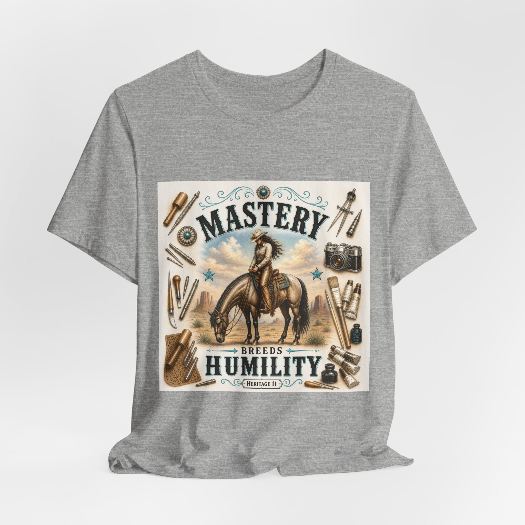 Mastery Breeds Humility Western Horse T-Shirt