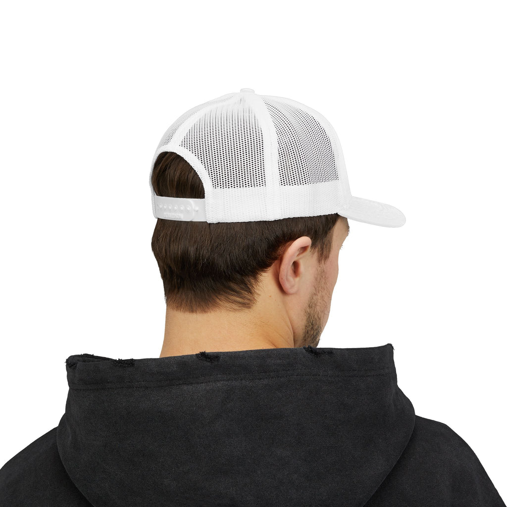 D2 Silver Co. Logo Snapback Trucker Cap — Branded Mesh Baseball Hat