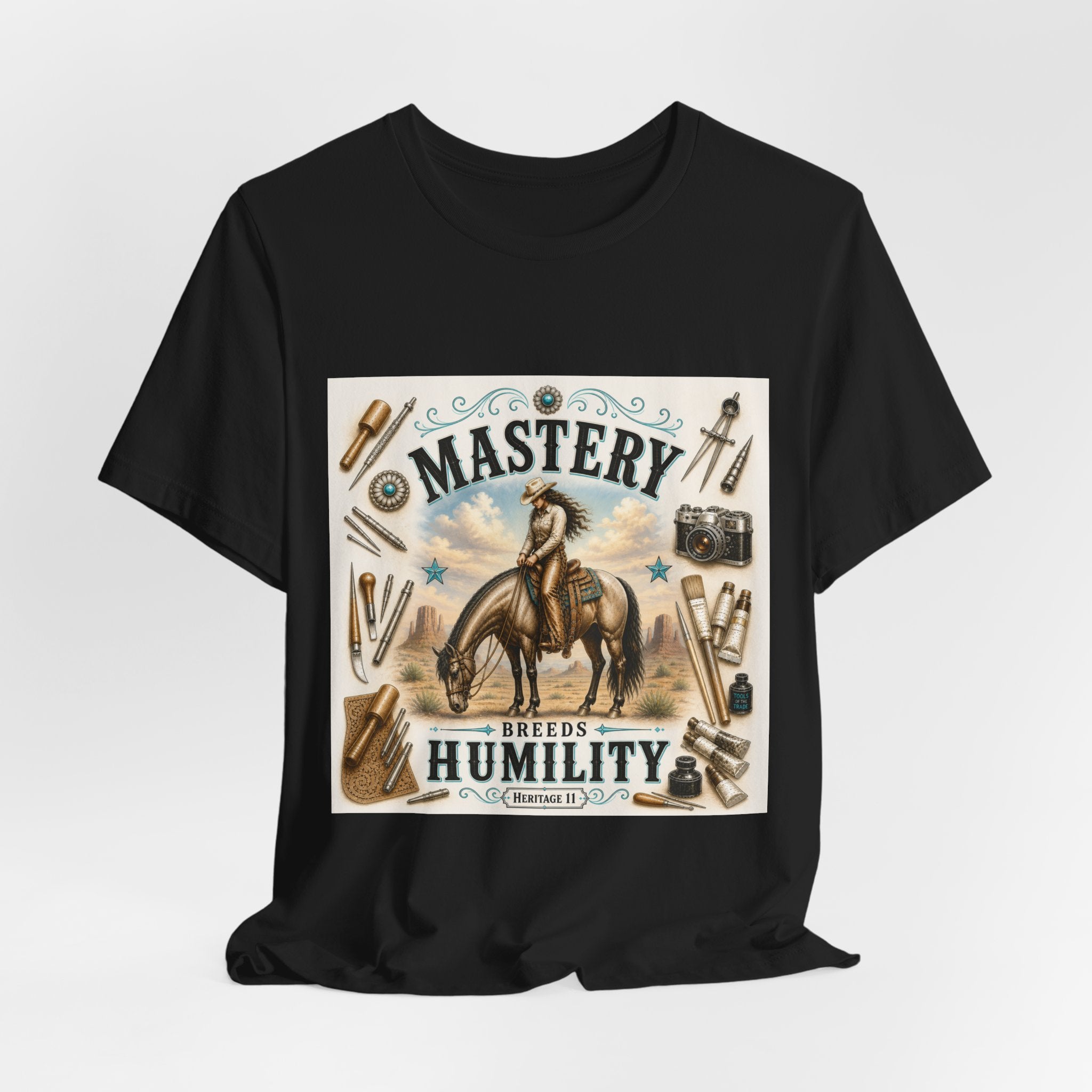 Mastery Breeds Humility Western Horse T-Shirt
