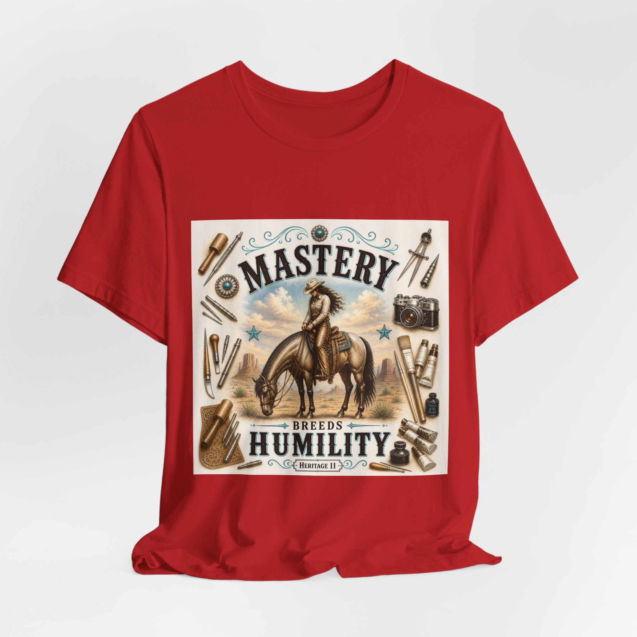 Mastery Breeds Humility Western Horse T-Shirt